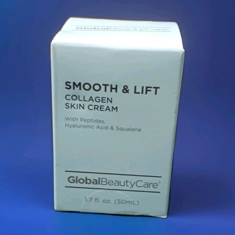 Global Beauty Care Smooth & Lift Collagen Skin Cream 1.7oz New